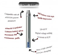 eGo v-v Mode 3.00-6.00 Volt